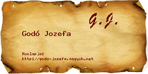 Godó Jozefa névjegykártya